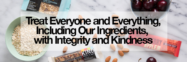Treat everyone and everything, including our ingredients, with iontegrity and kindness